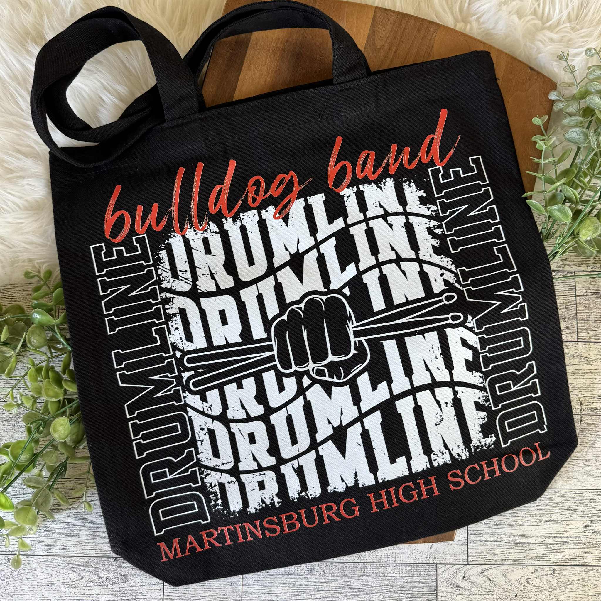 MHS BULLDOG BAND TOTE BAG