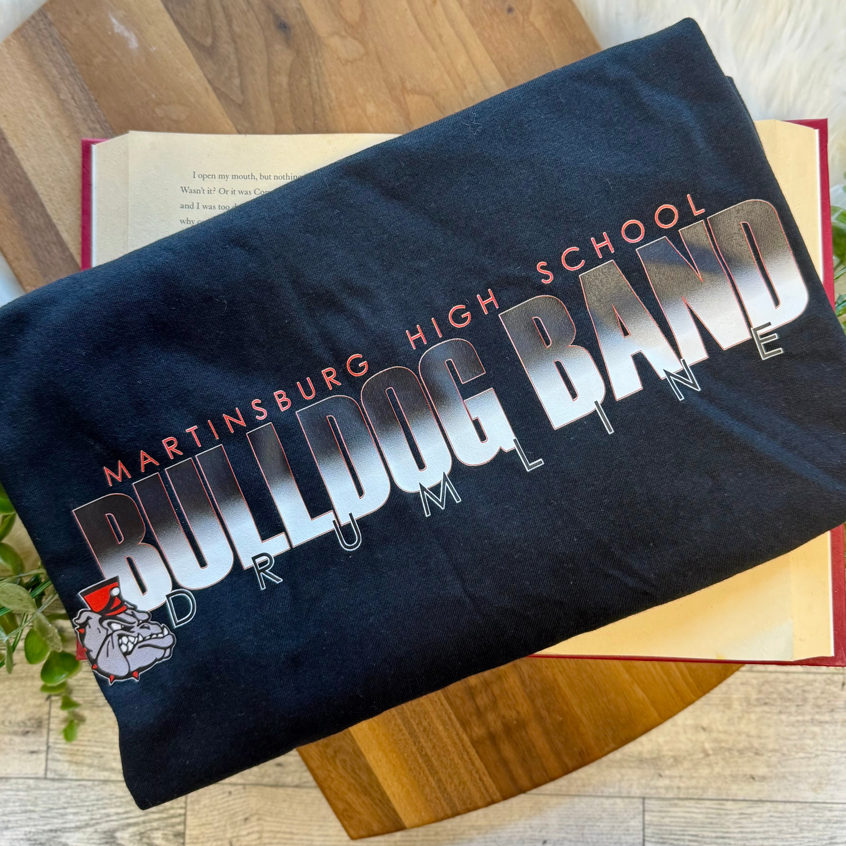 MHS BULLDOG BAND FADED DRUMLINE