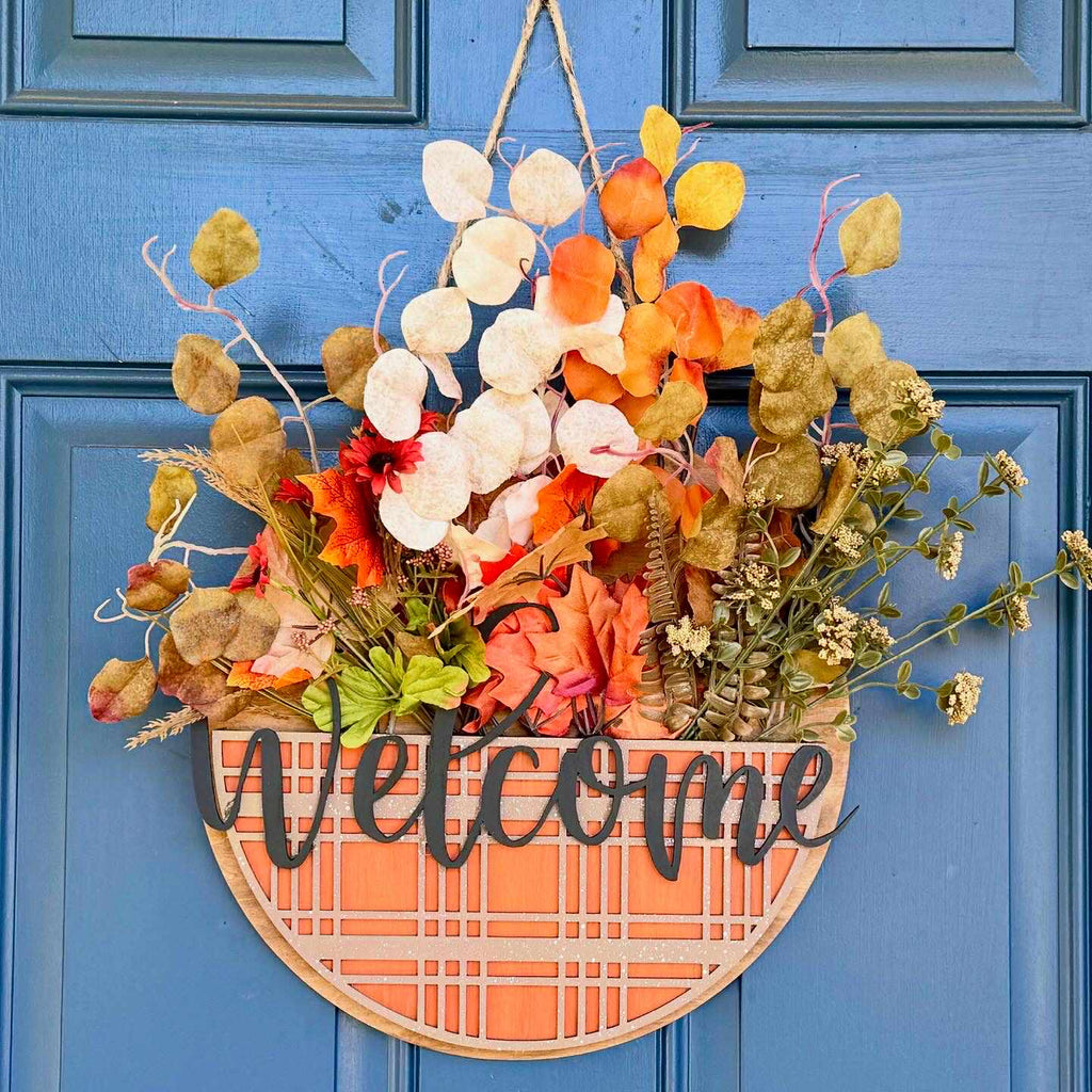 FLOWER HOLDER WELCOME DOOR HANGER