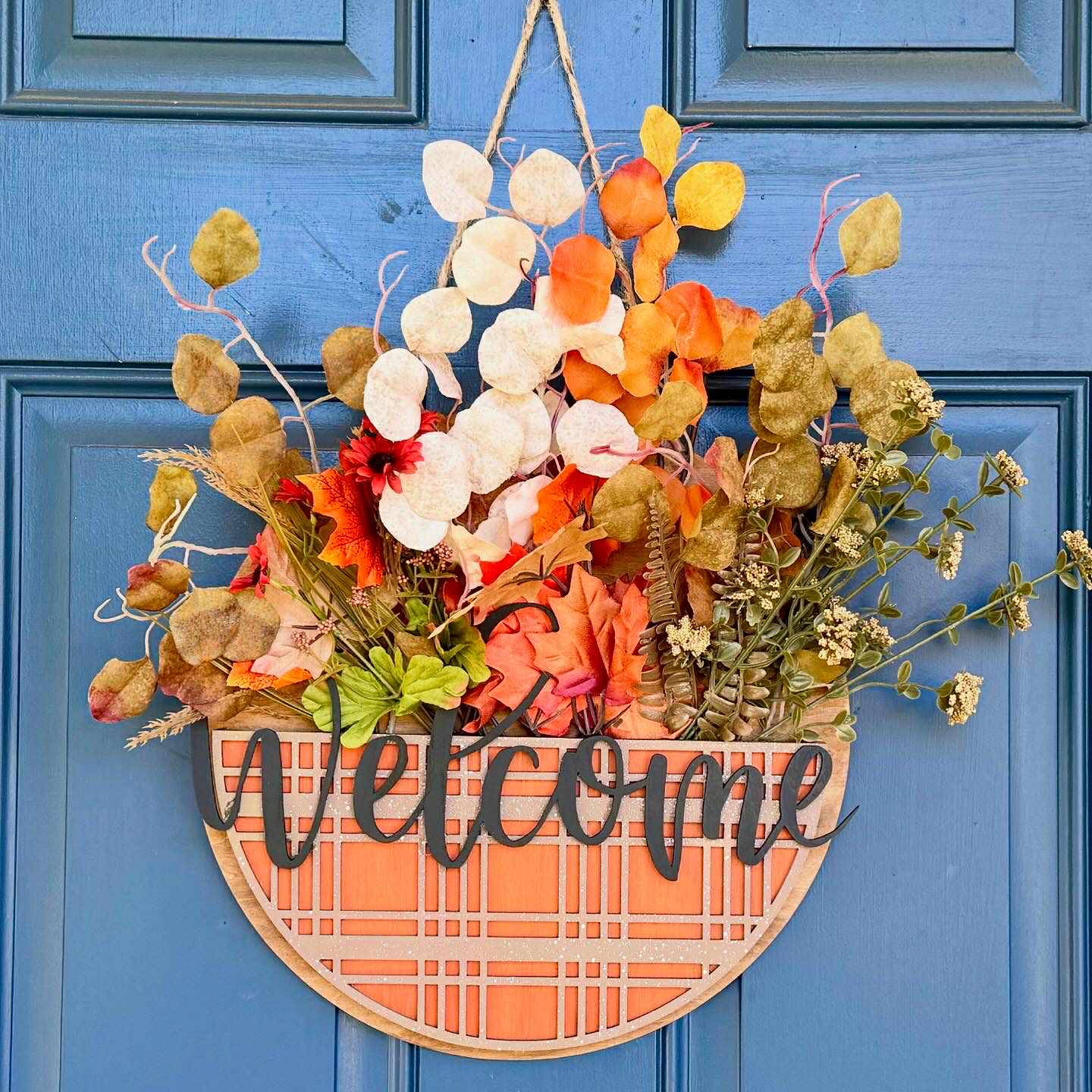 FLOWER HOLDER WELCOME DOOR HANGER
